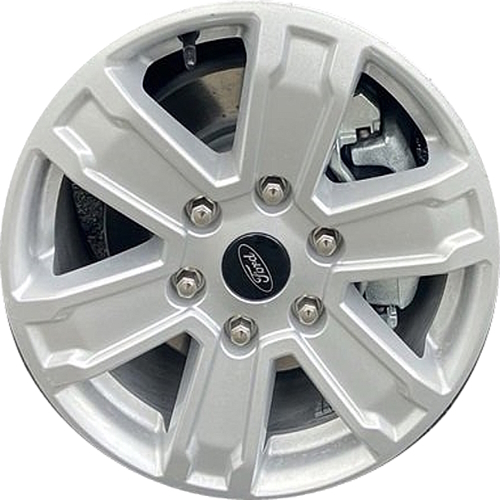 Ford Ranger XL 2024-2025 silver painted 17x7.5 aluminum wheels or rims. Hollander part number 10587 , OEM part number N1WZ1007U